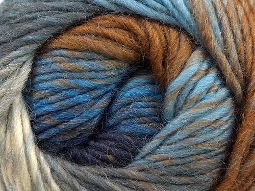 Magic Wool deLuxe hnědomodrá — foto 2