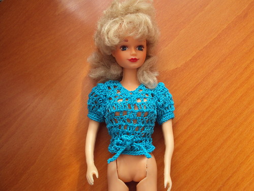 Háčkovaná halenka pro Barbii VII — foto 2
