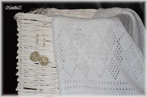Nákrčník "ROMBY BÍLY " — foto 2