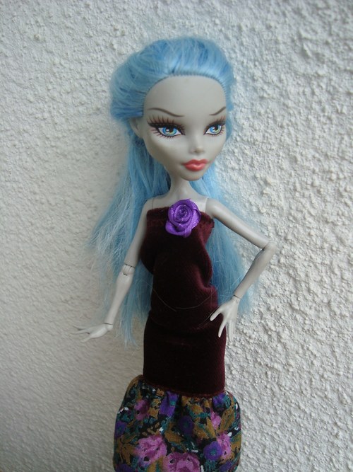 Sametky pro Monster high - šaty — foto 4