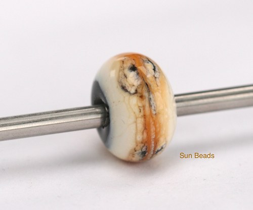 Big hole bead - Medová — foto 2