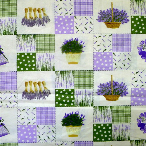 Fialový patchwork — foto 3
