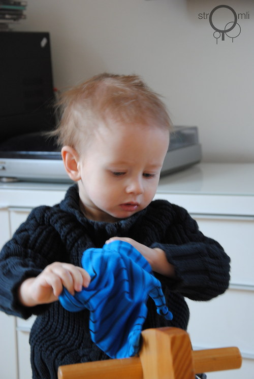Dětská čepice modrái 3-9 M — foto 2