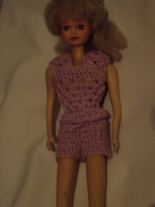 Háčkovaná halenka pro Barbii X — foto 2