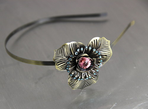 Čelenka : " Pink with sky blue " — foto 2