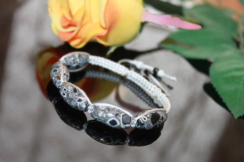 Mozaika.. Náramek shamballa/makramé — foto 6