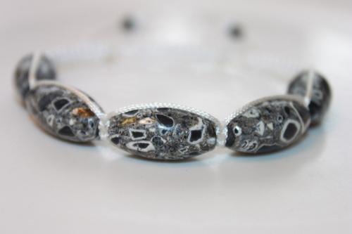 Mozaika.. Náramek shamballa/makramé — foto 4