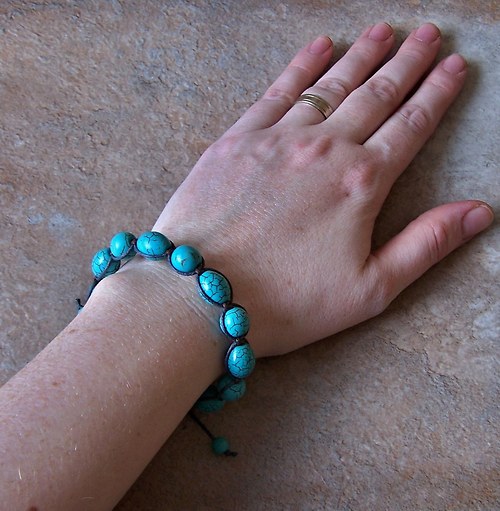 Náramek SHAMBALLA - Tyrkenit — foto 5