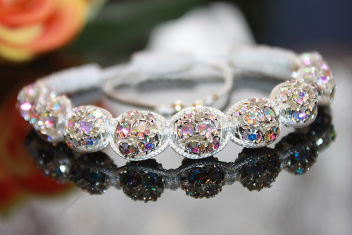 DeLux.. Náramek makramé/shamballa — foto 4