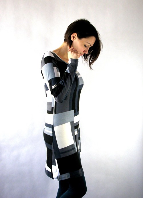 For leggings - šedočerné ...vel.M — foto 3