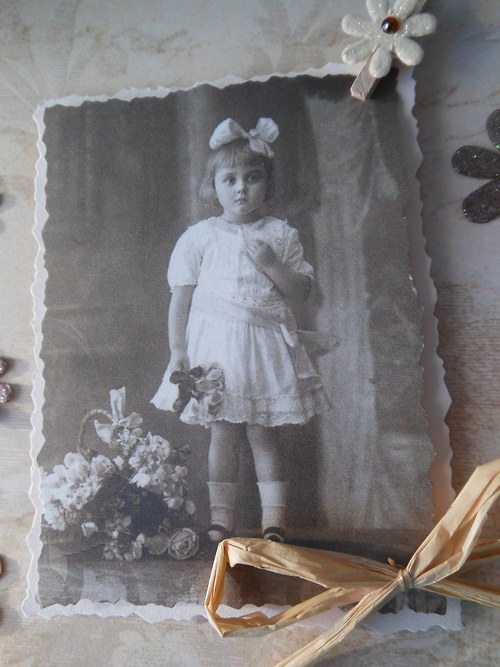 Scrapbookové přání s kytičkami II. — foto 3