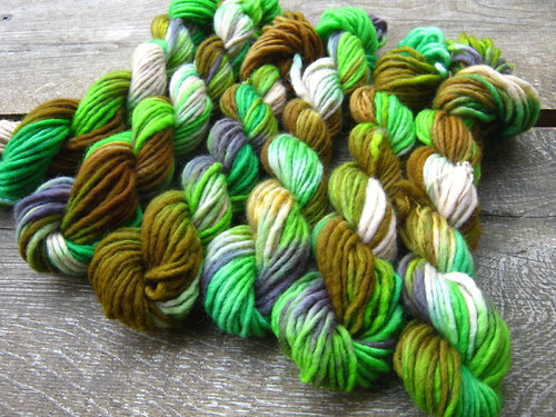 100% vlna (9mm - 50g) "Kiwi" — foto 2