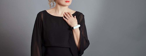 Náramek Duchess - půlkruh - bílá — foto 5