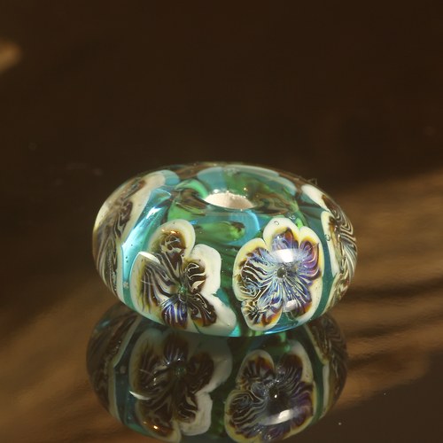 Big hole bead - Orchideas — foto 2