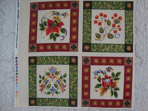 Látkový obrázek - ornamenty 2 — foto 2