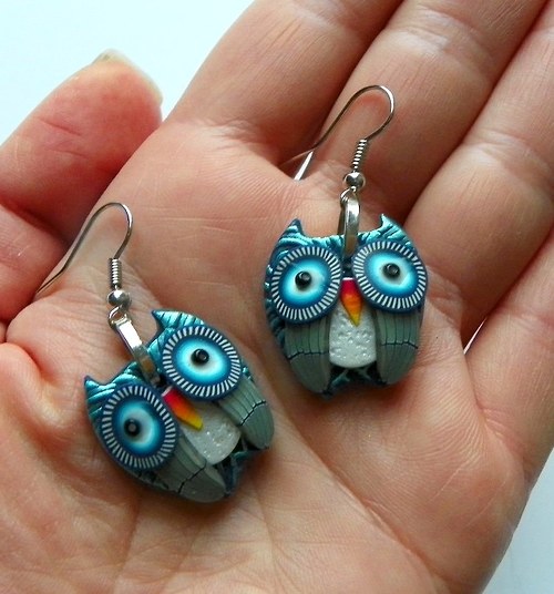 Náušnice sovičky — foto 2