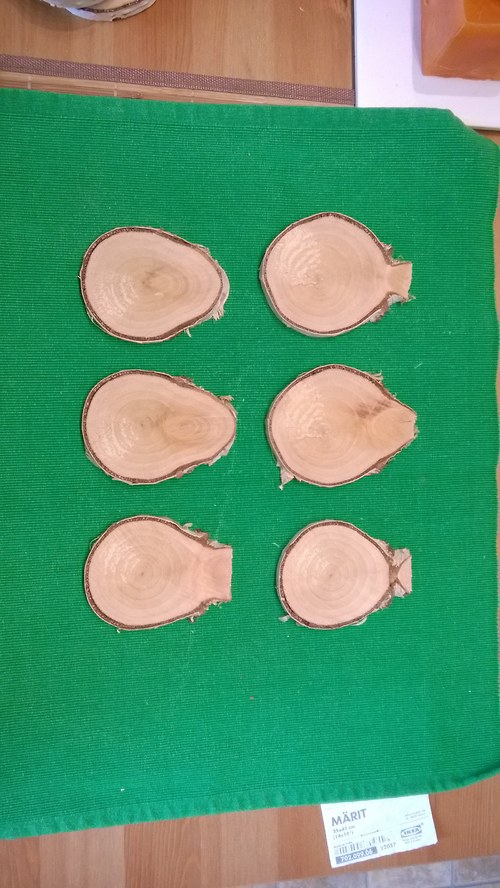 Březové podtácky "hruštička" — foto 2