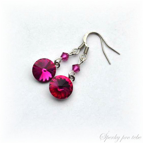 Sada Swarovski Elements Fuchsia — foto 2
