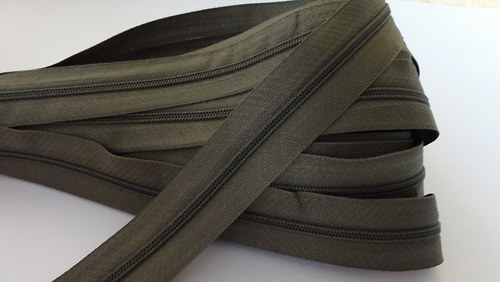 Zip (2 m) + jezdec ( 8 ks) - khaki (263) — foto 2