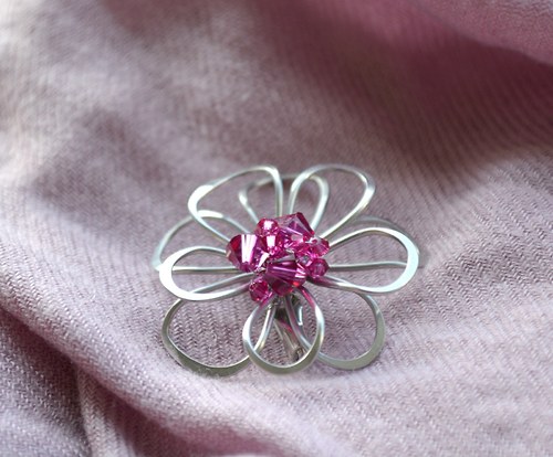 Swarovski květ "fuchsia" — foto 2
