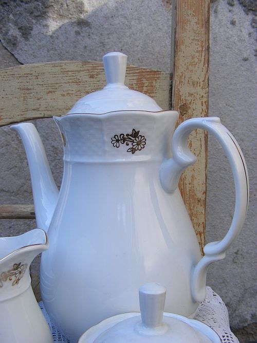 Porcelánový, kávový servis — foto 2