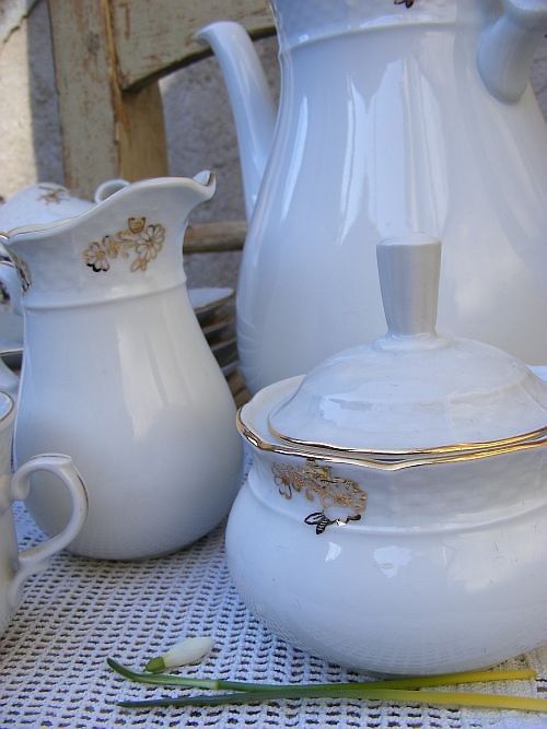 Porcelánový, kávový servis — foto 4