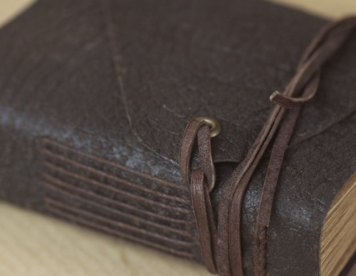 Malý kožený /Rustik - Mini Journal — foto 2