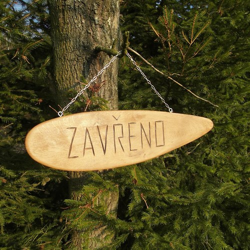 Cedulka otevřeno-zavřeno — foto 2