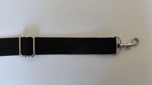 Popruh šíře 25mm - černý — foto 2