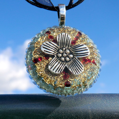 Orgonit *OBJ* Mandala* Květ Lásky* — foto 2