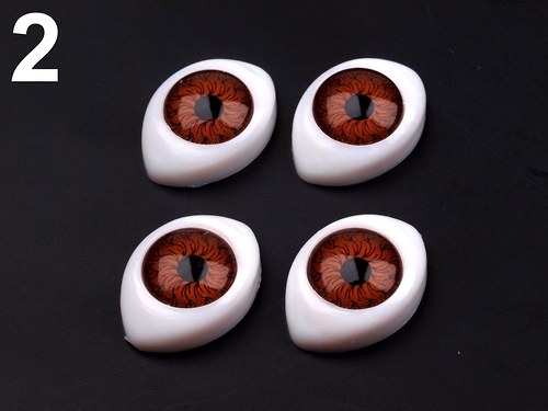 Oči nalepovací 12x17mm — foto 5