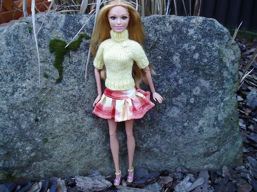 Sukně,halenka,botky (žlutá) — foto 2