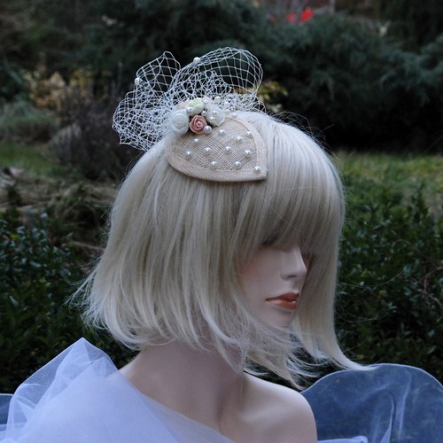 Fascinátor Shabby chic — foto 4