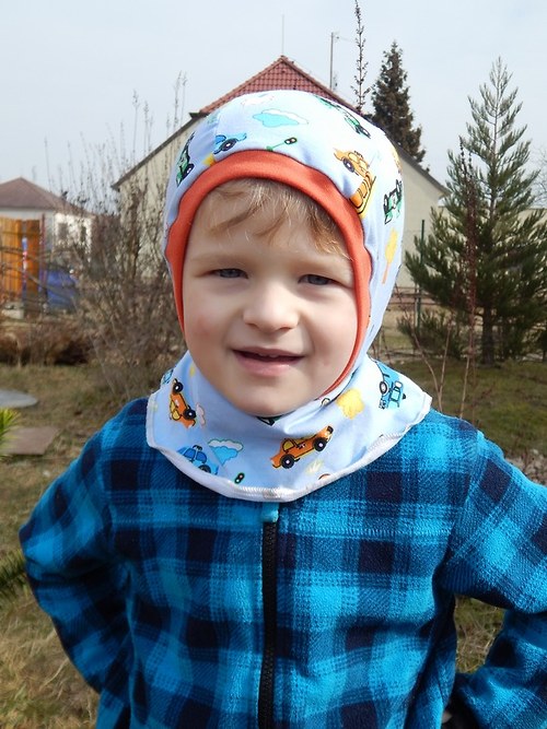 Bavlněná kuklička - autíčka — foto 2