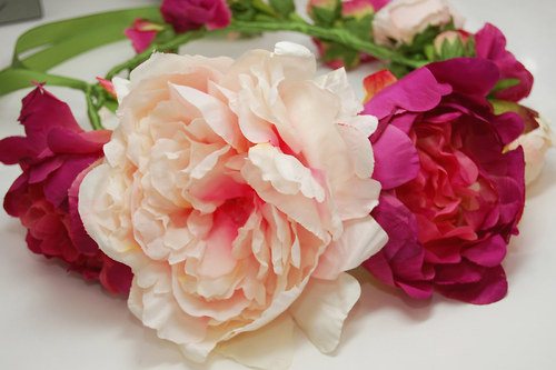 Peony garden collection ... věnec SLEVA — foto 6