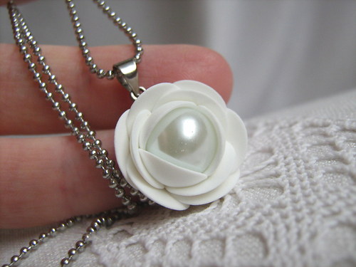 Pearl rose, přívěsek — foto 3
