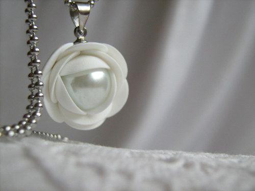 Pearl rose, přívěsek — foto 4