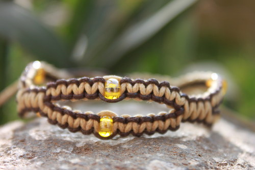 Spojení.. Náramek makramé/shamballa — foto 2