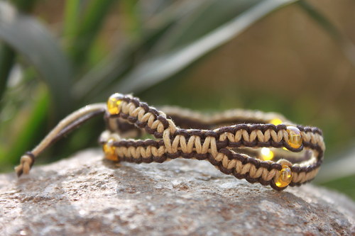 Spojení.. Náramek makramé/shamballa — foto 3