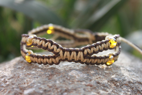Spojení.. Náramek makramé/shamballa — foto 5