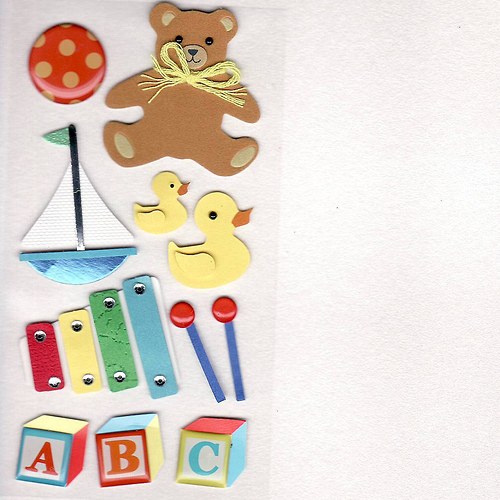 Samolepky 3D hračky2 — foto 2