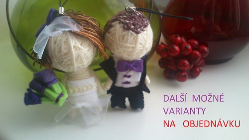 Svatební "kofoláčci" na klíče — foto 6