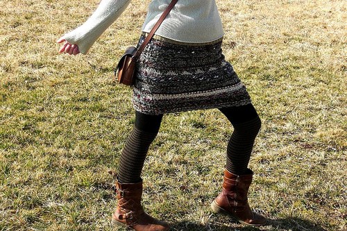 Pletená sukně — foto 4