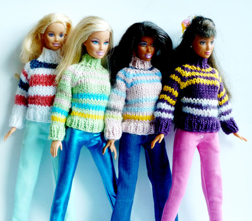 VIOLET svetr pro Barbie — foto 3