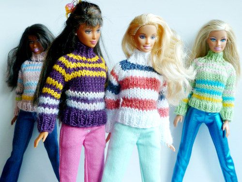 VIOLET svetr pro Barbie — foto 4