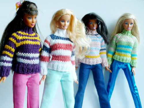 VIOLET svetr pro Barbie — foto 5