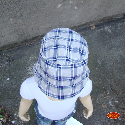 Sleva - unisex plátěný klobouček 46/47cm — foto 4