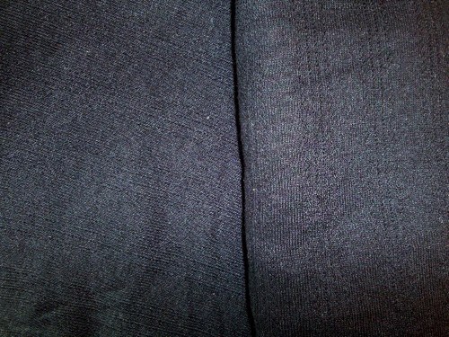 Černá dírkovavá pletenina — foto 3