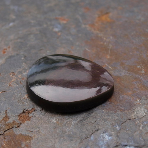 Obsidián duhový kabošon č. 1421 — foto 5