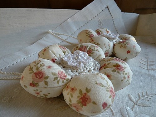 Látková kytička — foto 3
